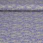 Preview: Dekostoff Canvas Muscheln flieder hellgelb